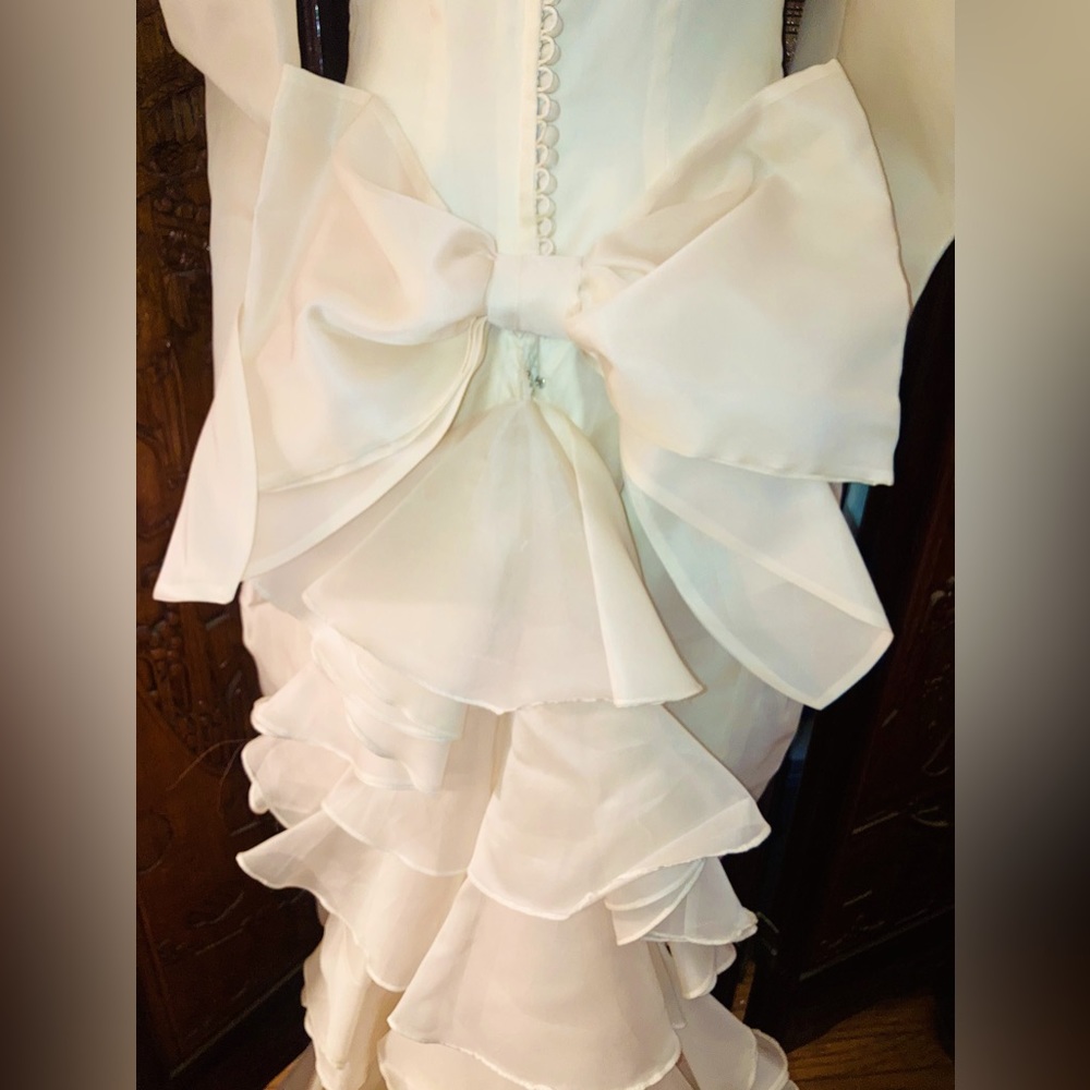 Vintage Oscar de la Renta 💯 silk wedding dress - Picture 11 of 16